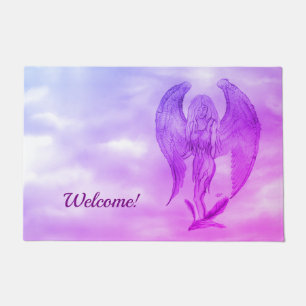 Angel in Tattoo Style Deurmat