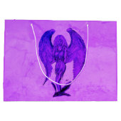 Angel in Tattoo Style Groot Cadeauzakje (Achterkant)