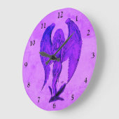 Angel in Tattoo Style Grote Klok (Hoek)