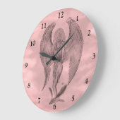 Angel in Tattoo Style Grote Klok (Hoek)