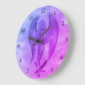 Angel in Tattoo Style Grote Klok (Hoek)