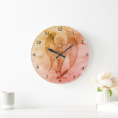 Angel in Tattoo Style Grote Klok (Huis)