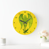 Angel in Tattoo Style Grote Klok (Huis)