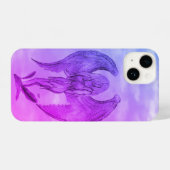 Angel in Tattoo Style iPhone Hoesje (Achterkant horizontaal)