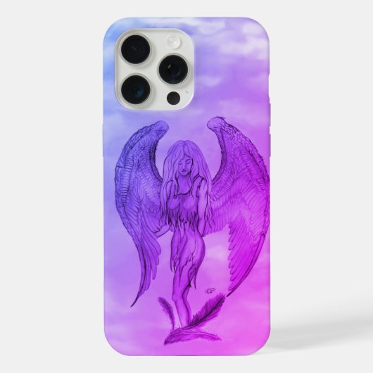Angel in Tattoo Style iPhone Hoesje (Achterkant)