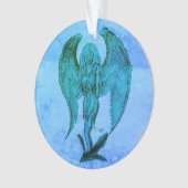 Angel in Tattoo Style Ornament (voorkant)