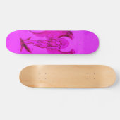 Angel in Tattoo Style Persoonlijk Skateboard (Horizontaal)