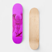 Angel in Tattoo Style Persoonlijk Skateboard (Voorkant)