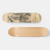 Angel in Tattoo Style Persoonlijk Skateboard (Horizontaal)