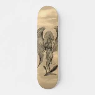 Angel in Tattoo Style Persoonlijk Skateboard