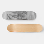 Angel in Tattoo Style Persoonlijk Skateboard (Horizontaal)