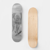 Angel in Tattoo Style Persoonlijk Skateboard (Voorkant)