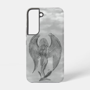 Angel in Tattoo Style Samsung Galaxy Hoesje