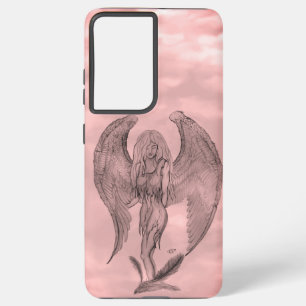 Angel in Tattoo Style Samsung Galaxy Hoesje
