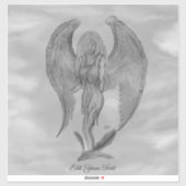 Angel in Tattoo Style Sticker (Vel)