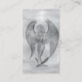 Angel in Tattoo Style Visitekaartje (Achterkant)