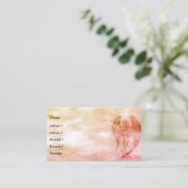 Angel in Tattoo Style Visitekaartje (Staand voorkant)