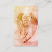 Angel in Tattoo Style Visitekaartje (Achterkant)