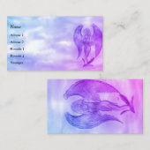 Angel in Tattoo Style Visitekaartje (Voorkant / Achterkant)