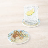 Angel In The Cloud Coaster Zandsteen Onderzetter (Zijkant)