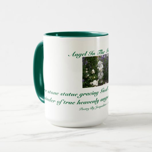 Angel in the Garden Ringer Mok (Voorkant links)
