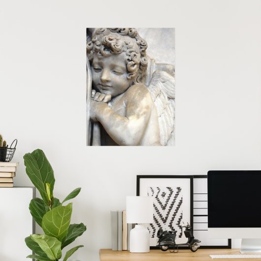 Angel in Venetië Poster (Thuiskantoor)