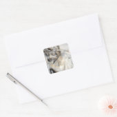 Angel in Venetië Vierkante Sticker (Envelop)
