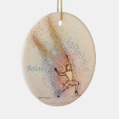 Angel Inspiration - Keramisch rond Ornament (Rechts)