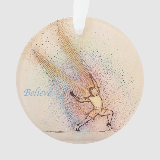 Angel Inspiration - Ronde Acryl Ornament (voorkant)