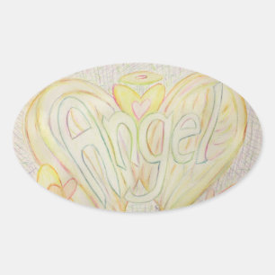 Angel Inspirerend Woord Kunst Sticker Decals