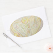 Angel Inspirerend Woord Kunst Sticker Decals (Envelop)