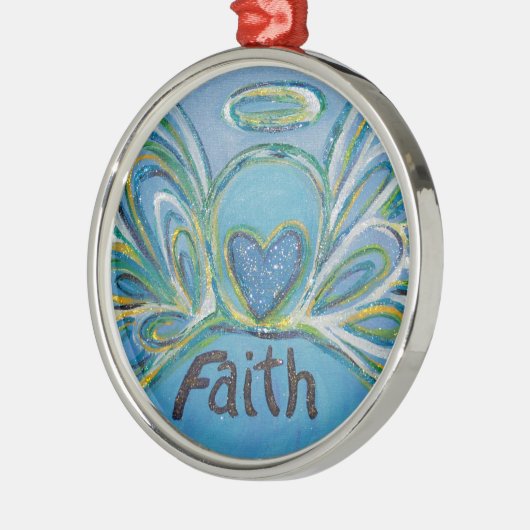 Angel Inspirerend Word Faith Ornament (Links)