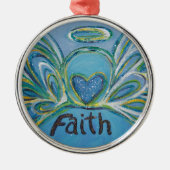 Angel Inspirerend Word Faith Ornament (Voorkant)