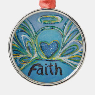 Angel Inspirerend Word Faith Ornament