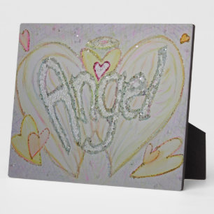 Angel Inspirerend Word Painting Poem Plaque Fotoplaat