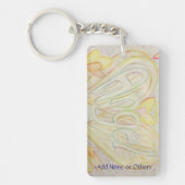 Angel Inspirerend Word Sleutelhanger - aangepaste  (Voorkant)