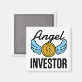 Angel Investor Investing Start Business Magneet (Voorkant / Achterkant)