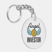 Angel Investor Investing Start Business Sleutelhanger (Voorkant Links)