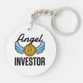 Angel Investor Investing Start Business Sleutelhanger (Achterkant)