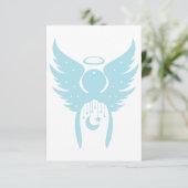 Angel Invitations Kaart (Staand voorkant)