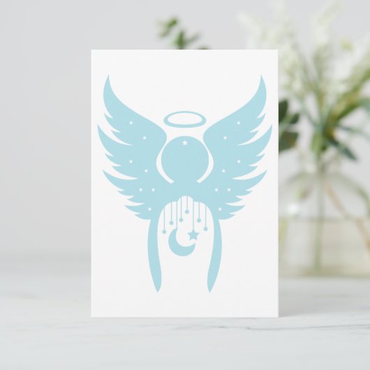 Angel Invitations Kaart (Staand voorkant)