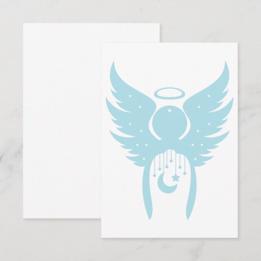 Angel Invitations Kaart (Voorkant / Achterkant)