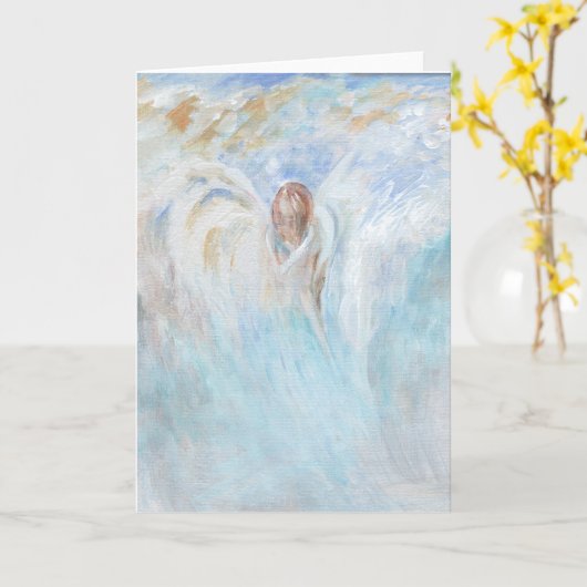 Angel Joy Kaart (Gele Bloem)