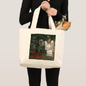 Angel Joy Vrede Op Aarde Grote Tote Bag (Voorkant (product))