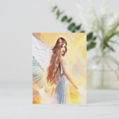 Angel Joy Wijsheid Creativiteit Aartsengel Jophiel Briefkaart (Staand voorkant)