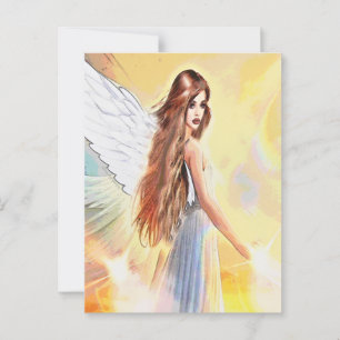 Angel Joy Wijsheid Creativiteit Aartsengel Jophiel Briefkaart