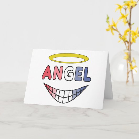 Angel Kaart (Gele Bloem)