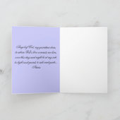 Angel Kaart met Prayer (Binnen)