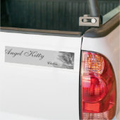 "Angel Kat" Portret Bumpersticker (Op Truck)
