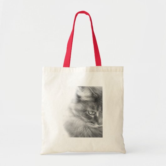 "Angel Kat" Portret Tote Bag (Voorkant)
